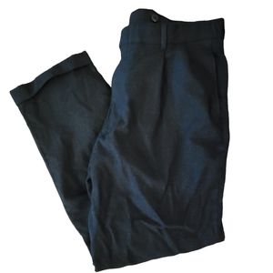 Jos. A. Bank Mens Black Wool Blend Pleated‎ Front Pockets Dress Pants Size 34